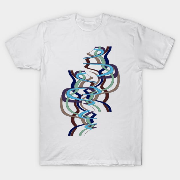 Abstract No 55 T-Shirt by Againstallodds68